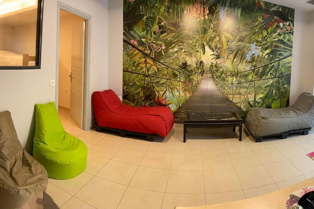 Αρέθουσα Jungle Τριάρι 65Τμ. Villa คัลกิดา ภายนอก รูปภาพ